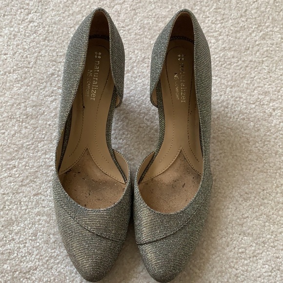 Silver Sparkly Heels - Picture 3 of 8